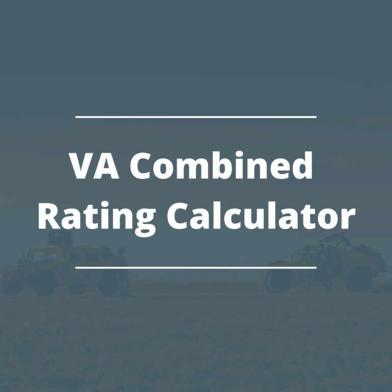 VA Combined Rating Calculator