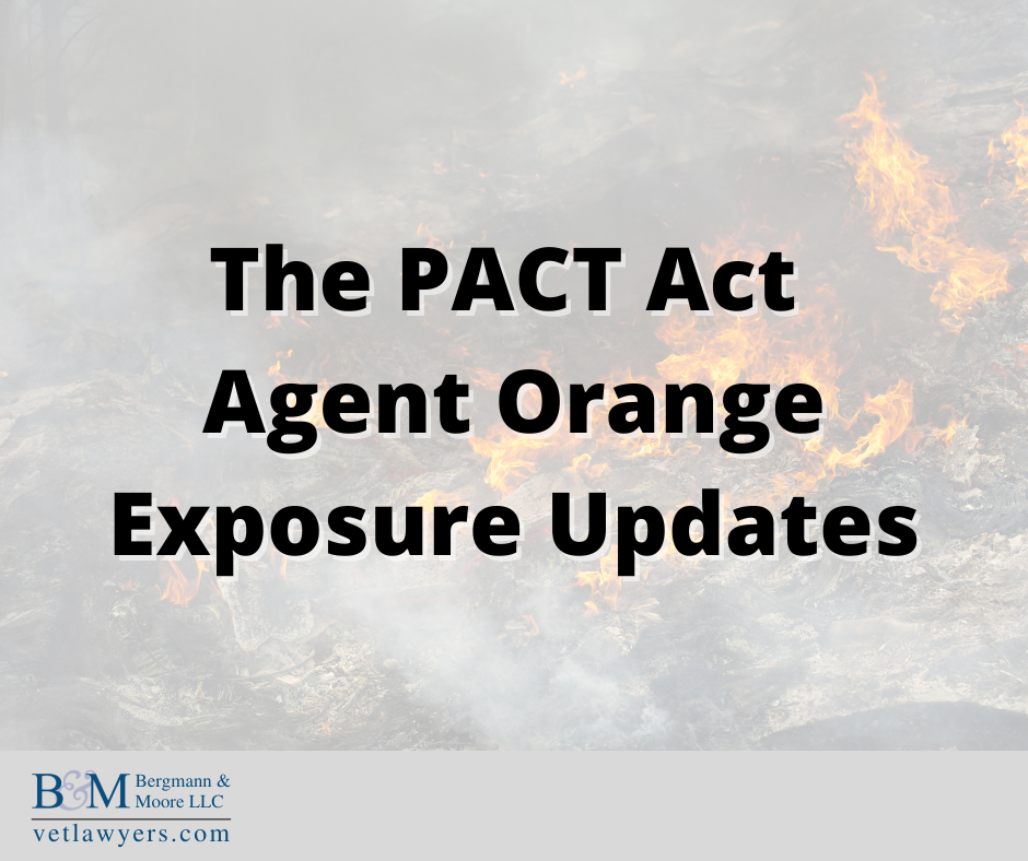 Pact Act 2025 Agent Orange Jami Rickie