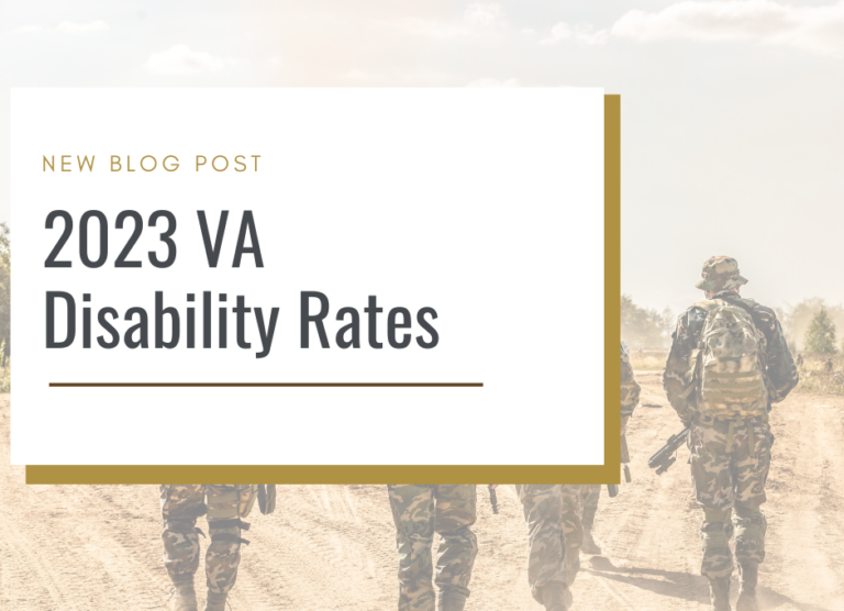 VA Disability Rates 2023